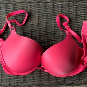Victoria secrets plunge bra hot pink 36C